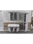 Winter 100CM Antrasit Banyo Dolabı 2