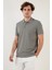Pamuk Düğmeli Regular Fit Polo T Shirt Erkek Polo 5902127 2