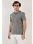 Pamuk Düğmeli Regular Fit Polo T Shirt Erkek Polo 5902127 6