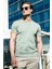 Pamuklu V Yaka Slim Fit T Shirt Erkek T SHİRT 5902122 1
