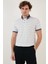 Pamuk Karışımlı Desenli Slim Fit Polo T Shirt Erkek Polo T Shirt 646B3280 5