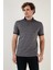 Pamuk Karışımlı Desenli Slim Fit Polo T Shirt Erkek Polo T Shirt 646B3280 6