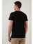 Yazı Baskılı Bisiklet Yaka Pamuk Slim Fit T Shirt Erkek T Shirt 541ENJOY 5