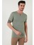 Pamuklu V Yaka Slim Fit T Shirt Erkek T SHİRT 5902122 3