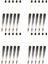 20X Boncuk Pens Rollerball Pen Beyaz Kalem Sınıf Kırtasiye Siyah (Yurt Dışından) 1