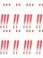 20X Boncuk Pens Rollerball Kalem Yaylı Kalem Çizim Sınıf Kırtasiye Kırmızı (Yurt Dışından) 5