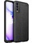 Vivo Y20S Kılıf Deri Görünümlü Renk Atmayan Dayanaklı Silikon Kapak (Niss) 3