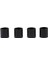 4pcs Longboard Kaykay Yatak Ara Parçaları Donanımı 10MM x 10MM (Yurt Dışından) 3