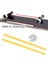 2x Longboard Kaykay Rayları Kenarı Koruyun Açık Hava Sporları Parça Aksesuarları Sarı (Yurt Dışından) 3