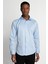 Slim Fit Dar Kesim Düz Erkek Gömlek 1