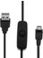 Mikro USB Güç Şarj Kablosu W / On / Off Şalteri Ahududu Pi 3/2 / B / B + / A Için (Yurt Dışından) 2