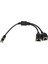 Splitter Kablosu 1 Ila 2 Yollu Çift Kadın Portu Lan Ethernet Kablosu (Yurt Dışından) 2