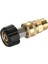 Yüksek Basınçlı Yıkama Adaptörü (M22-14MM) 5000 Psi M22-14'E Dönüştürün 3/8 Inç (Yurt Dışından) 3