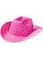 Kovboy Şapka Kapağı Havalandırmalı Taç Cowgirl Şapka Karnaval Cadılar Bayramı Parti Pembesi (Yurt Dışından) 1