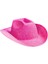 Kovboy Şapka Kapağı Havalandırmalı Taç Cowgirl Şapka Karnaval Cadılar Bayramı Parti Pembesi (Yurt Dışından) 3