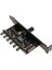 Sata Güç Pcı Soğutma Fanı Hız Kontrol Cihazı 6 Kanallar Pc Kılıfı Hayranları Adaptör Seti (Yurt Dışından) 3