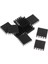 10X Alüminyum Isı Lavabo Soğutucu Modülü Soğutucu Fin Yüksek Güçlü LED Amplifikatör Transistör Yarı Iletken Cpu Cihazları Için 20X20X6MM Siyah (Yurt Dışından) 5