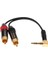1 Parça 3.5mm Erkek Dönüştürücü Mikrofon Kablo Dönüştürücü Kadın Erkek Için Erkek (Yurt Dışından) 2