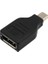 Mini Displayport Minidp Displayport Adaptörü Erkek Dişi Kurşun Siyah (Yurt Dışından) 3
