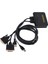 1 2 Port Paket DVI USB Hd Kvm Switcher Logitech Kablosuz Fare Siyah Için (Yurt Dışından) 1