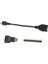 Ahududu Pi Sıfır Kiti Mini HDMI HDMI Adaptörü + Mikro USB Kablosu + Gpıo Başlık (Yurt Dışından) 1