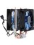 Cpu Soğutucu Heatpipe Sessiz Çift Fan Bilgisayar 12 LED Soğutma Fanı 4pin Mavi (Yurt Dışından) 4