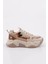 65100-22Y Kadin Bağcikli Kalin Taban Sneakers Ayakkabi 1