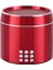 Mini Taşınabilir Bluetooth Hoparlör - Kırmızı (Yurt Dışından) 1