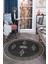Makine Dokuması Pamuklu Dokuma ve Kaymaz Taban, Şönil , Yüksek Kalite, Uzun Ömürlü ,ince Yıkanabilir ,dekoratif Modern Yuvarlak Oda Halısı,kilim 2