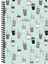 16.5X22.5 Kareli Defter Coffee - Yeşil 1