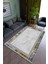 Salon Halısı Modern Gri Yolluk Kaymaz Yuvarlak Oval Kesme Ince Yıkanabilir Halı 1