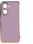Huawei Nova 10 Se Uyumlu Kılıf Kenarları Parlak Altın Renkli Kamera Korumalı Soft Tasarım Kılıf 1
