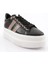 ES865 Kadın Kalin Silver Taşli Sneakers Ayakkabı 2