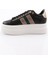 ES865 Kadın Kalin Silver Taşli Sneakers Ayakkabı 3