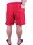 Büyük Beden Klasik Deniz Şortu 23677 Kırmızı 3