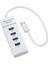 Beyaz USB 3.0 USB Çoğaltıcı USB 3.0 Hub USB 3.0 USB Çoklayıcı 1