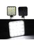 4'lü Off Road Beyaz Işık Sis Farı Lambası 16 LED Kare 1
