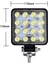 4'lü Off Road Beyaz Işık Sis Farı Lambası 16 LED Kare 4