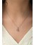 Zirkon Taşlı Diamond Gümüş Kolye 1