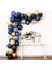 Lacivert Gold Balon Zinciri Seti 5 Metre 125 Adet Balon 1