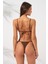 Üçgen Brazilian Bikini Takım Kahve 231242 2
