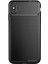 Apple iPhone x Kılıf Kamera Çıkıntılı Karbon Fiber Dokulu Renk Atmaz Koruyucu Kapak (Negro) 5