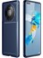 Huawei Mate 40 Pro Kılıf Kamera Çıkıntılı Karbon Fiber Dokulu Renk Atmaz Koruyucu Kapak (Negro) 2