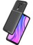 Xiaomi Redmi 9 Kılıf Kamera Çıkıntılı Karbon Fiber Dokulu Renk Atmaz Koruyucu Kapak (Negro) 3