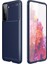 Samsung Galaxy S21 Kılıf Kamera Çıkıntılı Karbon Fiber Dokulu Renk Atmaz Koruyucu Kapak (Negro) 1