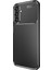 Samsung Galaxy A34 Kılıf Kamera Çıkıntılı Karbon Fiber Dokulu Renk Atmaz Koruyucu Kapak (Negro) 2