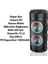 Rgb LED Işıklı Mikrofonlu 1800MAH Uzun Şarjlı Bluetooth Hoparlör Speaker Radyo Sd USB Girişli 2