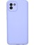 Samsung Galaxy A03 Kılıf First Silikon - Lila 1