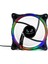 FN103 Rainbow Gökkuşağı Aydınlatmalı 120MM Bilgisayar Kasa Fanı 2