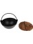 Hafif Dayanıklı Alüminyum Alaşım Dış Mekan Pişirme Tenceresi + Ahşap Kapak /20CM 18CM (Yurt Dışından) 4